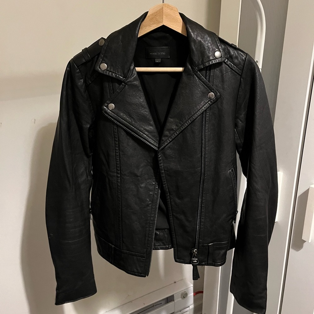 Mackage leather biker jacket